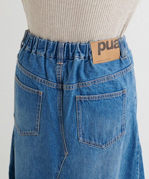 「PUAL CE CIN」 デニムスカート FREE インディゴブルー レディース_画像9