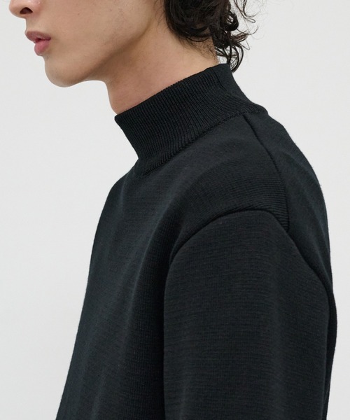 新品未使用:PUBLIC TOKYO 定番ニット サイズ3 PUBLIC TOKYO（パブリックトウキョウ） 長袖ニット 3 ブラック メンズ