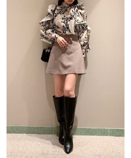 「SNIDEL」 長袖ブラウス FREE ベージュ レディース_画像9