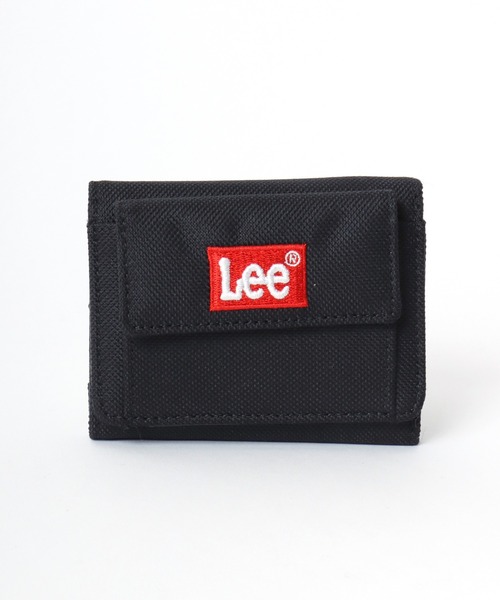 Lee（リー） 財布 ブランドロゴBOXロゴ刺繍三つ折り財布/ミニ財布
