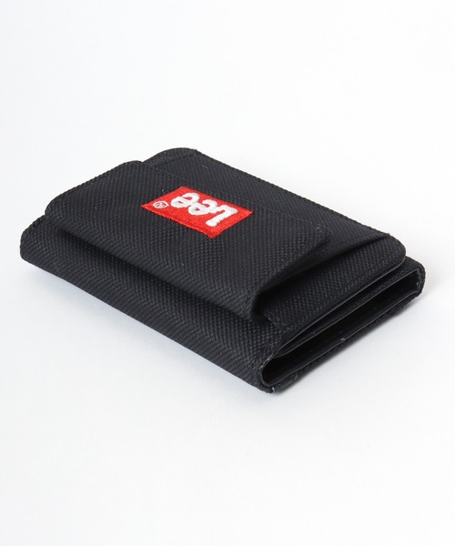 Lee（リー） 財布 ブランドロゴBOXロゴ刺繍三つ折り財布/ミニ財布