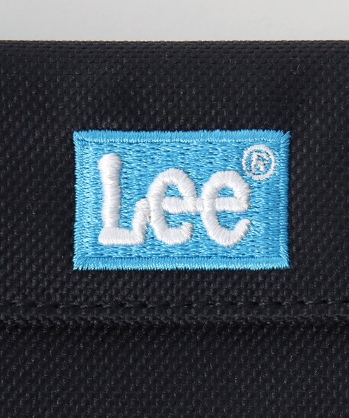 Lee（リー） 財布 ブランドロゴBOXロゴ刺繍三つ折り財布/ミニ財布