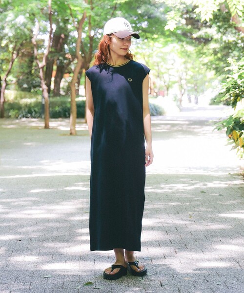 ワンピース 「別注」FRED PERRY / ティップド ピケ ドレスの画像