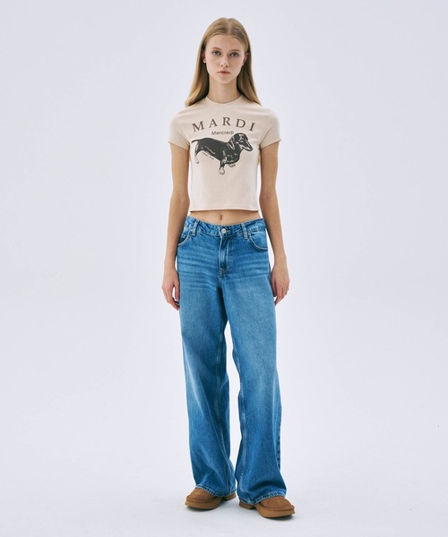 「Mardi Mercredi」 半袖Tシャツ FREE クリーム レディース_画像5