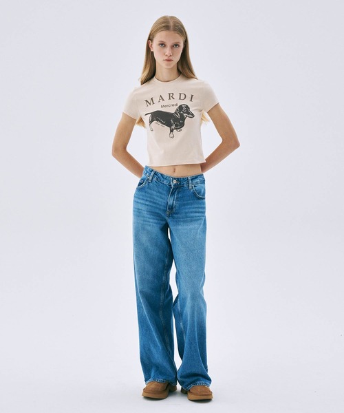 「Mardi Mercredi」 半袖Tシャツ FREE クリーム レディース_画像7
