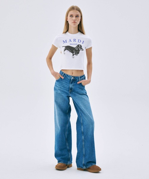 「Mardi Mercredi」 半袖Tシャツ FREE クリーム レディース_画像8
