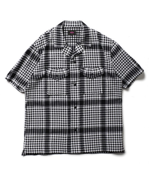 「ROTAR」 半袖シャツ LARGE ネイビー メンズ_画像2