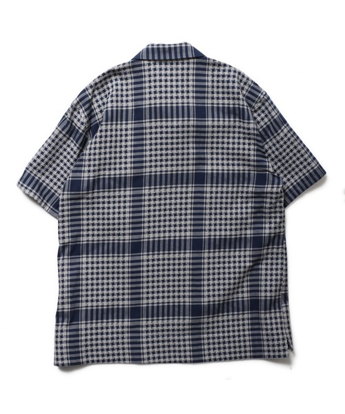 「ROTAR」 半袖シャツ LARGE ネイビー メンズ_画像3