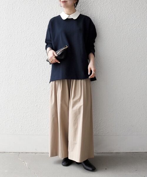 SHIPS any tシャツ any:「洗濯機可能」ダンボール バイカラー プル