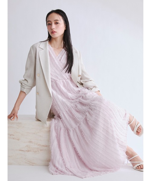 FRAY I.D（フレイ・アイディー） ワンピース 「00サイズあり」フリンジ