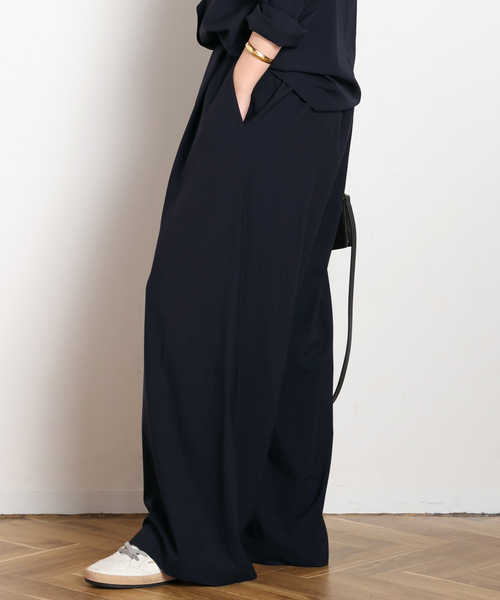 スラックス パンツ SPWOOL パンツ レディースの画像