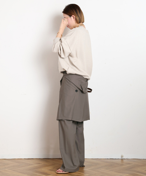 AP STUDIO スラックス パンツ SPWOOL パンツ レディース : ZOZOTOWN