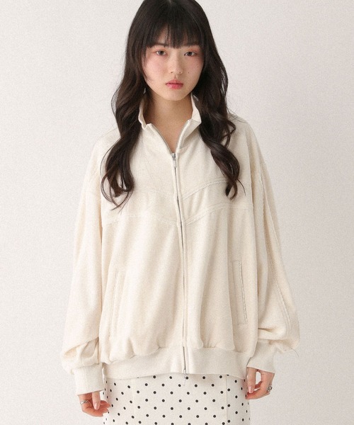 Heather ベロアレースラインブルゾン Heather｜ベロアレースラインブルゾン | Rakuten Fashion(楽天