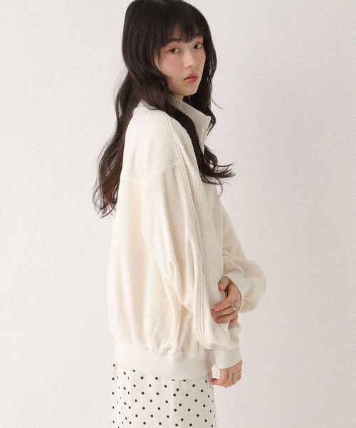 Heather ベロアレースラインブルゾン Heather｜ベロアレースラインブルゾン | Rakuten Fashion(楽天