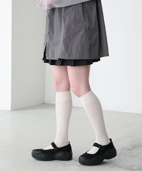 「forksy.」 スリッポン LL ブラック レディース_画像9