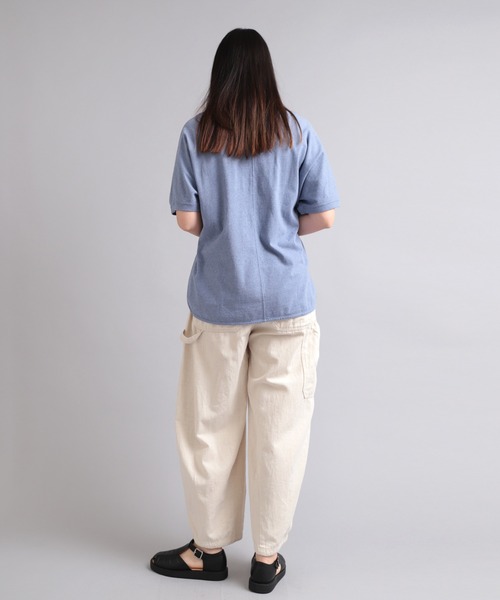 「RNA-N」 半袖カットソー MEDIUM ブルー レディース_画像2
