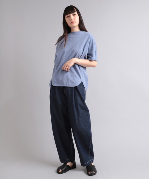 「RNA-N」 半袖カットソー MEDIUM ブルー レディース_画像5