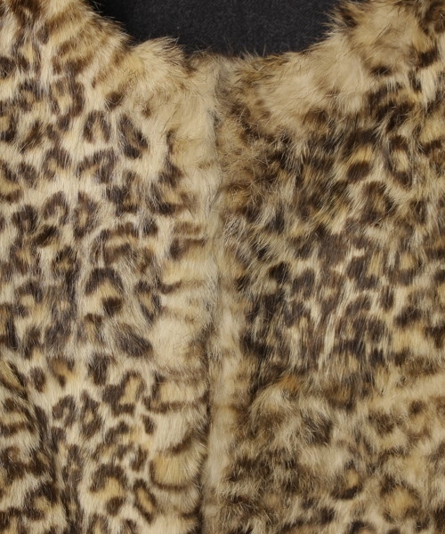 「plumpynuts」 ノーカラーコート 38 グレー レディース_画像8