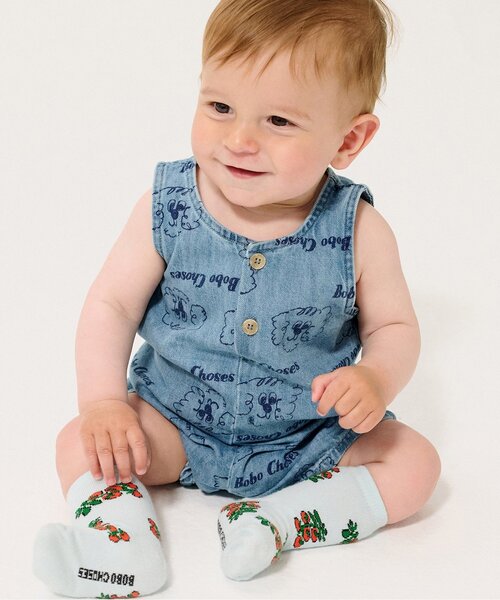 BOBO CHOSES（ボボショーズ） ベビー服 ロンパース 総柄Pickles The