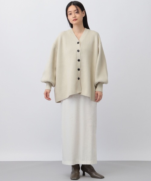 「A part by」 ニットカーディガン FREE アイボリー レディース_画像5