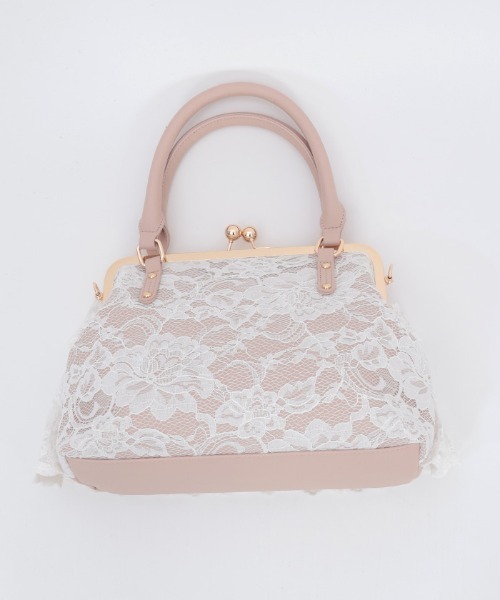 axes femme（アクシーズ ファム） ボストンバッグ レースフリルがま口