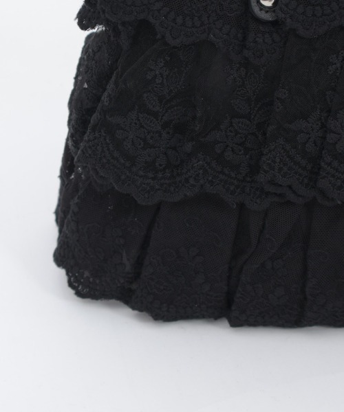 axes femme（アクシーズ ファム） ボストンバッグ レースフリルがま口