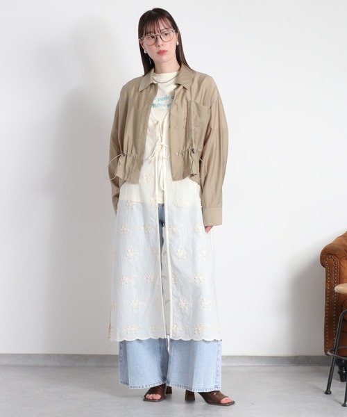cepo（セポ） ブラウス シャツ 4WAY シアーシャツコートワンピース