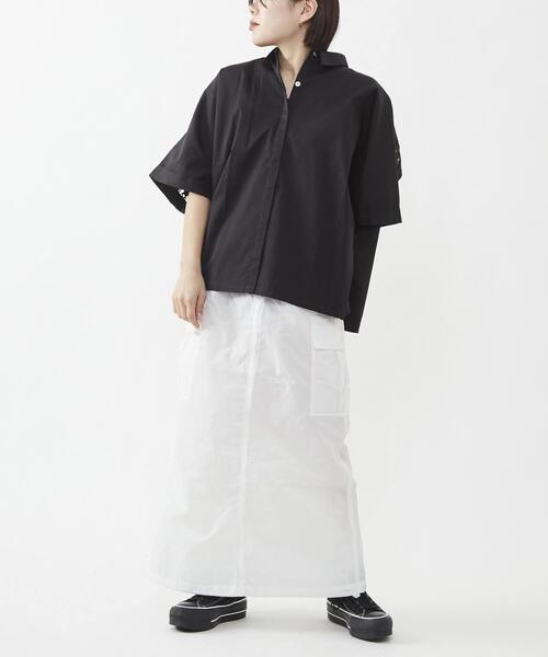 「CONVERSE TOKYO」 半袖シャツ FREE ブラック レディース_画像5