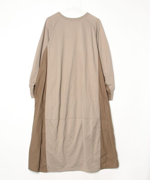 「ZUCCa」 長袖ワンピース M size ベージュ レディースの画像