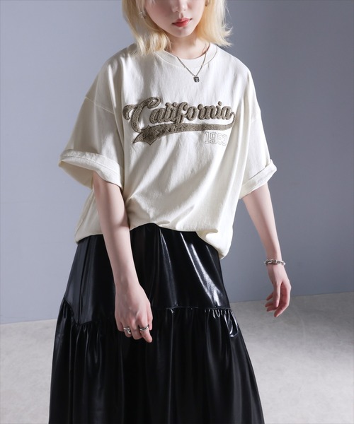 「Java」 半袖Tシャツ MEDIUM レッド レディース_画像2