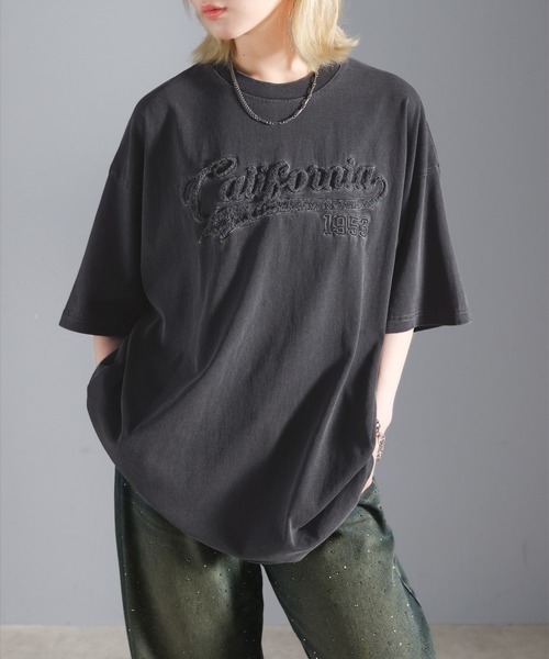 「Java」 半袖Tシャツ MEDIUM レッド レディース_画像5