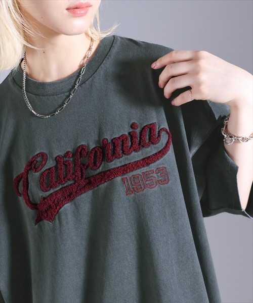 「Java」 半袖Tシャツ MEDIUM レッド レディース_画像9