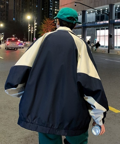 「MGV」 ブルゾン LARGE ネイビー メンズ_画像4