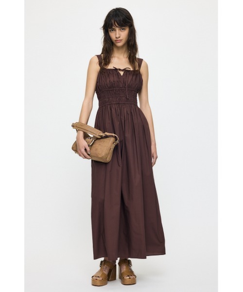ワンピース COTTON GATHER CAMI ドレス_7