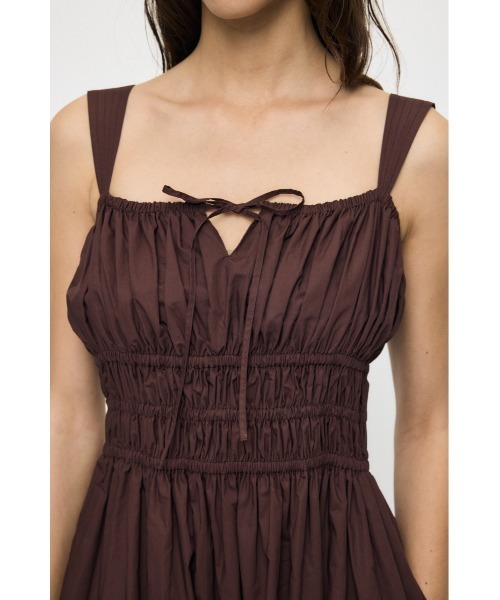 ワンピース COTTON GATHER CAMI ドレス_11