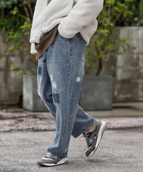 「CAMBIO」 デニムパンツ M ブラック メンズ