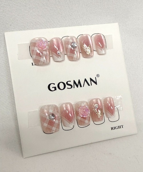 CLOTHY ネイルチップ ネイルシール 「サロン級デザイン、10分で完成