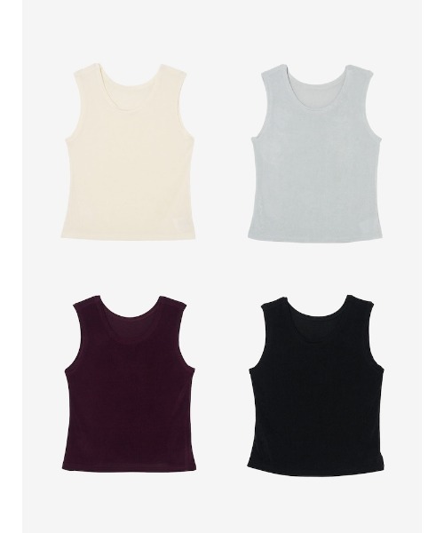 tシャツ Spandex Sleeveless Top/スパンデックススリーブレストップ レディース | sahara | 22