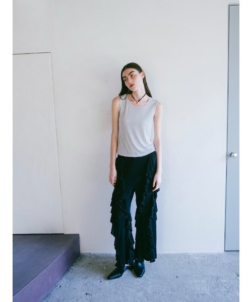 tシャツ Spandex Sleeveless Top/スパンデックススリーブレストップ レディース | sahara | 09