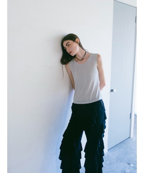 tシャツ Spandex Sleeveless Top/スパンデックススリーブレストップ レディース | sahara | 10