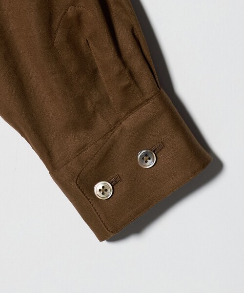 シャツ 「Camoshita」 ツイル シャツ ブルゾン メンズの画像