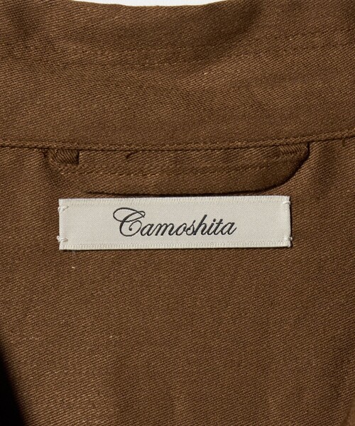 シャツ 「Camoshita」 ツイル シャツ ブルゾン メンズの画像