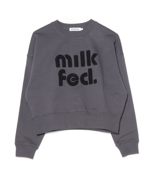 「MILKFED.」 スウェットカットソー M チャコール レディース_画像2
