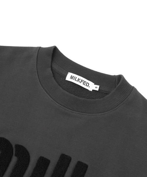 「MILKFED.」 スウェットカットソー M チャコール レディース_画像4