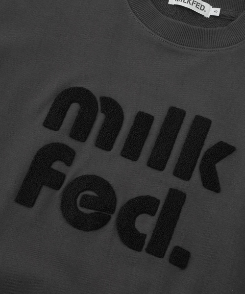 「MILKFED.」 スウェットカットソー M チャコール レディース_画像5