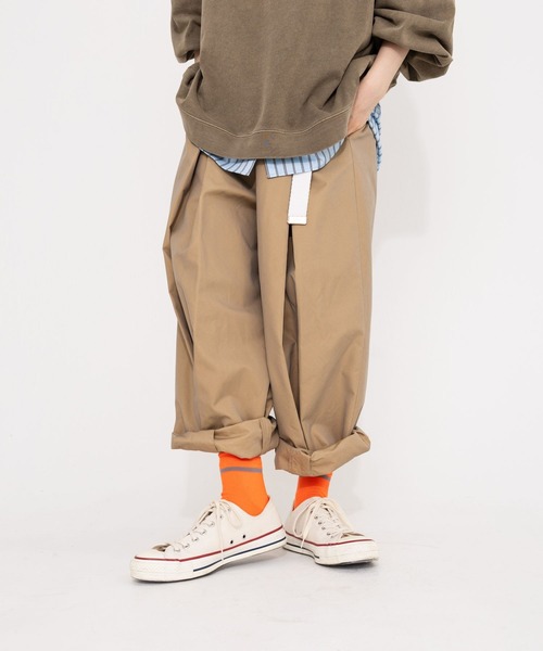 「niko and...」 チノパンツ LARGE ネイビー レディース_画像6