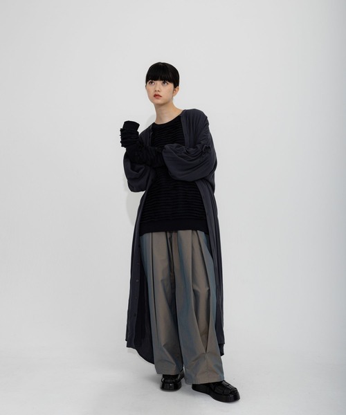 「niko and...」 チノパンツ LARGE ネイビー レディース_画像8