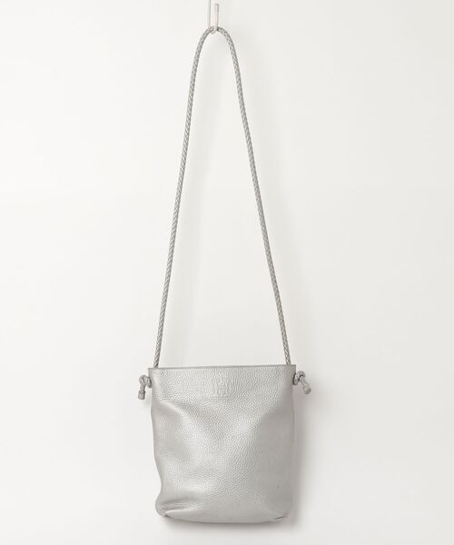 専用出品です。　　　　ヒロフ　シルバー レザー ショルダーバッグ HIROFU（ヒロフ） ショルダーバッグ 01 シルバー レディース