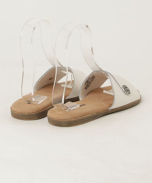 「Minnetonka」 フラットサンダル 6M ホワイト レディース_画像2