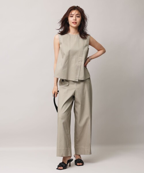 ブラウス シャツ 「野呂佳代さん着用」UNFILO DENIM light ノースリーブブラウス レディース | UNFILO | 07